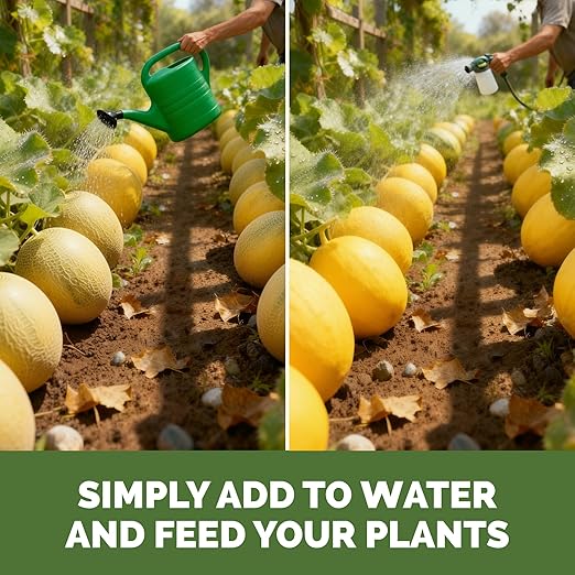 Melon Fertilizer – Liquid Plant Food for Bigger Melons, Stronger Vines & Better Fruit Development, 8 oz