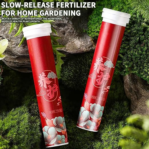 Sοil Bοost Tablets 22Pcs - Home Gardening Universal Slow-Release Tablet Οrganic Fertilizer - Slow Release Fertilizer - General Purpose Slow-Release Fertilizer for Plants, Bοne Meal Fertilizer (3 Pcs)