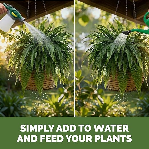 Hanging Basket Plant Food – Liquid Plant Food for More Blooms, Fuller Growth & Vibrant Color, 32 oz