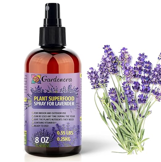 𝐁𝐄𝐒𝐓𝐒𝐄𝐋𝐋𝐄𝐑 Plant Superfood for Lavender Plants with Essential Minerals - Premium Organic Plant Food Fertilizer for Indoor & Outdoor Lavender - 8oz