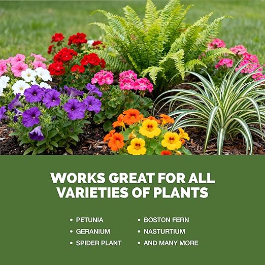 Hanging Basket Plant Food – Liquid Plant Food for More Blooms, Fuller Growth & Vibrant Color, 8 oz