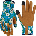 Leather Gardening Gloves for Women Thorn Proof Garden Gloves Touch Screen Working Gloves Gifts