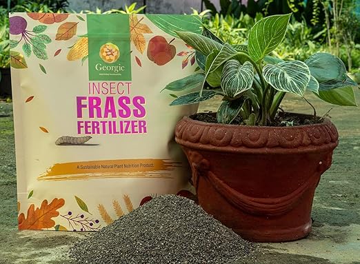 Insect Frass Fertilizer for Soil Amendment, All-Purpose Organic House Plant Food and Fertilizer- Pack of 2