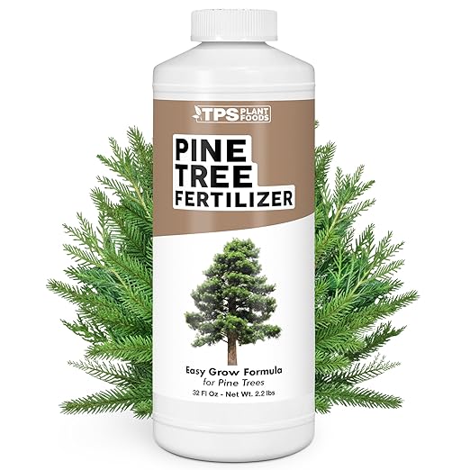Pine Tree Fertilizer - for Leyland Cypress & Evergreen Tree Care - Pushes Rapid Root Growth for Strong, Wind-Resistant Yard Trees - Liquid Plant Food, 32 oz