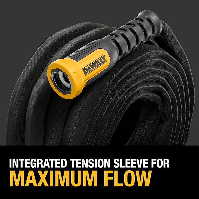 DEWALT 50 ft x 5/8 in Heavy-Duty Professional Grade Fabric Garden Hose - DXMH3302