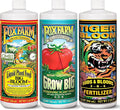 FoxFarm Hydro Liquid Trio Pack - Big Bloom, Grow Big, Tiger Bloom Fertilizers for Vigorous Plant Growth, Bud Development & Abundant Fruit - Complete Hydroponic Plant Food Set - 3 Quart Bottles