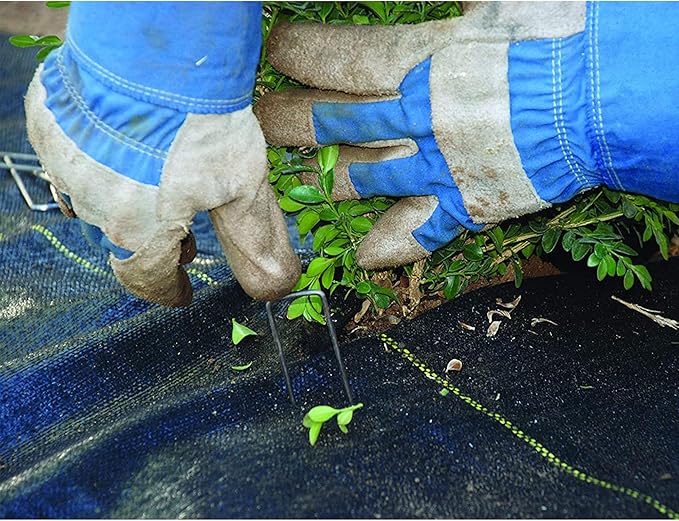 Dewitt 8-Pack Pro-5 Weed Barrier Fabric 5 oz, 6 x 250 Feet – Heavy-Duty Woven Landscape Ground Cover Mat for Raised Garden Bed, Greenhouse Gardening, Outdoor Landscaping, and Commercial Planting