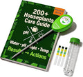 Soil Moisture Meter for Plants – Includes 200+ Houseplants Guide (Letter Size), 25 pH Test Strips & Sample Tube. Water Gauge for Indoor & Outdoor Plants.