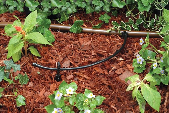 Rain Bird LNDDRIPKIT Drip Irrigation Landscape/Garden Watering Kit with Drippers, Micro-Bubblers, Micro-Sprays