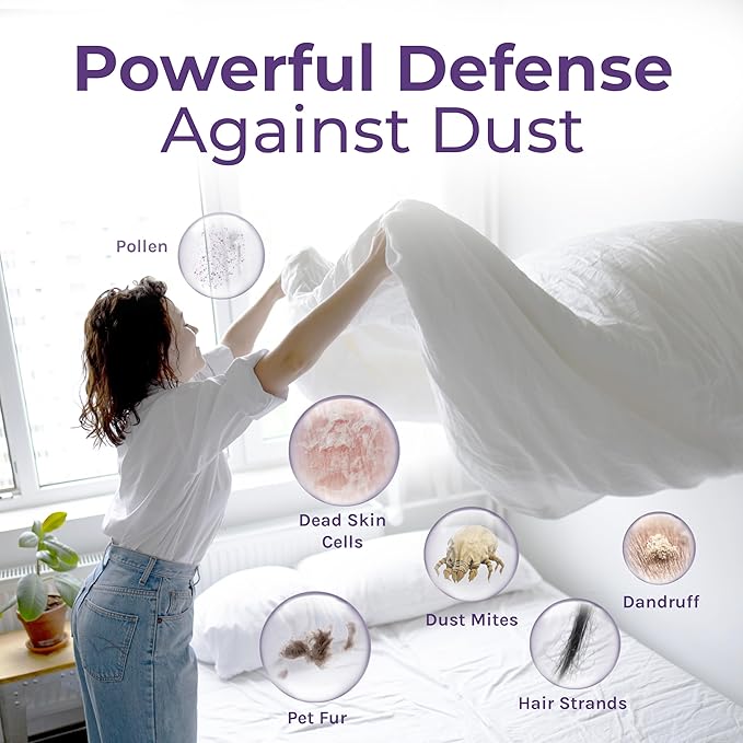 Hygea Natural Dust Mite Spray - Eliminates Dust Mites, Carpet Mites, Rodent Mites, Bird & Scabies Mites - Pet & Child Friendly - 24oz (unscented)
