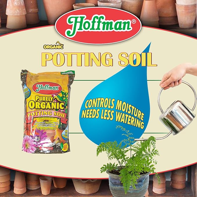 Hoffman 12504 Purely Organic Potting Mix Soil Conditioner, 4-Quart