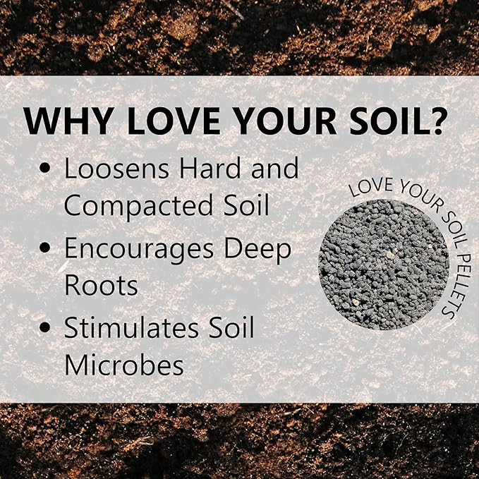 Jonathan Green (12190) Love Your Soil, Soil Food for Lawns in Hard Soils - Soil Amendment for Grass & Vegetable Gardens (5,000 Sq. Ft.)