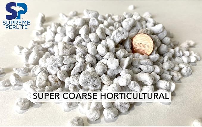 Supreme Perlite 2 Pack Super Coarse Horticulture Perlite, 4 Cu Ft Bag - for High Porosity Potting Soil Mixes, Propagation, and Organic Gardening - Maximizes Drainage & Aeration