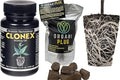Clonex Rooting Gel 100ml with VPS OrganiPlug Hydroponic Seed Starter Plugs 50 Pack - Bundle