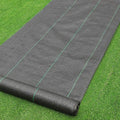 Goasis Lawn Weed Barrier Control Fabric Ground Cover Membrane Garden Landscape Driveway Weed Block Nonwoven Heavy Duty 125gsm, Black (4FT x 100FT)