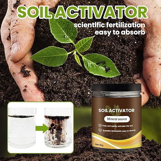 Soil Activated, 2025 Organic Soil Activator & Plant Fertilizer for Raised Garden Beds, Dirt Health Booster, Liquid Fertilizer for Indoor & Outdoor Plants for Raised Garden Beds, Potting Mix (3PC)