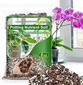 Sukh Potting Mix 8 OZ - Multi-Purpose Plant Potting Soil Orchids Food Planting Supplies Pine Bark Perlite Mulch Plant Soil for Indoor Plants Succulent Drainage Ventilation