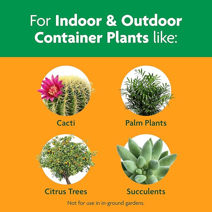 Miracle-Gro Cactus, Palm and Citrus Potting Mix, For Indoor or Outdoor Potted Plants, Great for Succulents, 8 qt.
