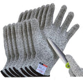 Cut Resistant Gloves, 4 Pairs of Food Grade Cut Resistant Gloves, Cutting Gloves for Kitchen, Oyster Shucking, Fish Fillet Processing, Carving Wood and Gardening(Medium)
