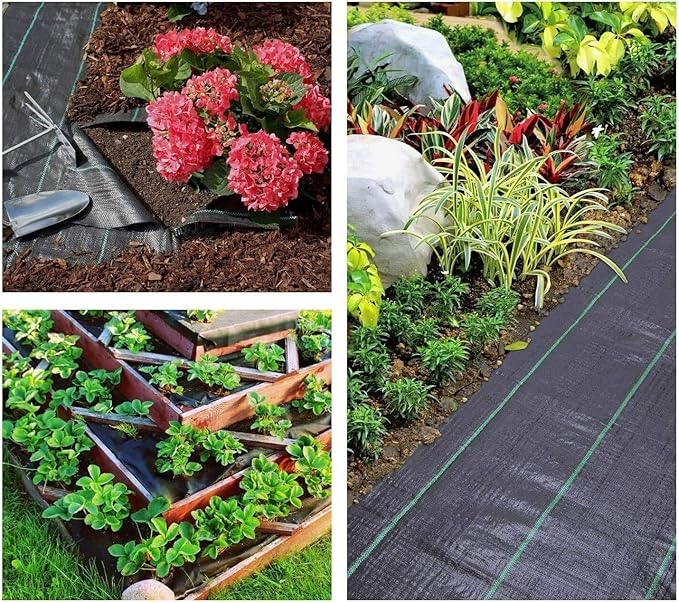 Weed Barrier Landscape Fabric Heavy Duty 3FT x 100FT Garden Fabric Weed Mat Ground Cover,Weed Barrier Fabric Gardening Mulch,Landscaping Fabric Weed Blocker,Weed Cloth Garden Bed Cover