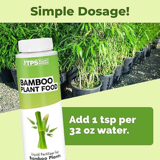 Bamboo Plant Food, Complete Liquid Bamboo Fertilizer, 32 oz (1 Quart)