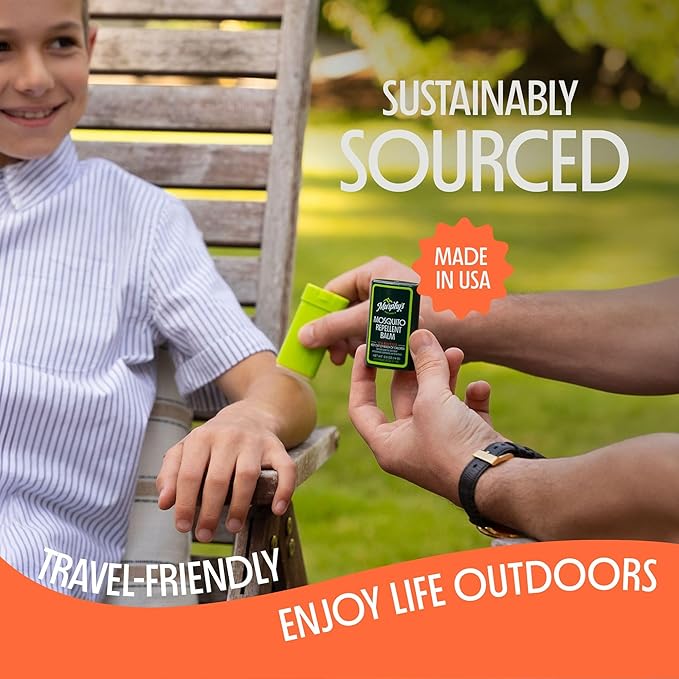 Murphy's Naturals Mosquito Repellent Balm Stick, Plant-Based, Natural Ingredients, Travel-Pocket Size, 0.5oz Each, 3-Pack