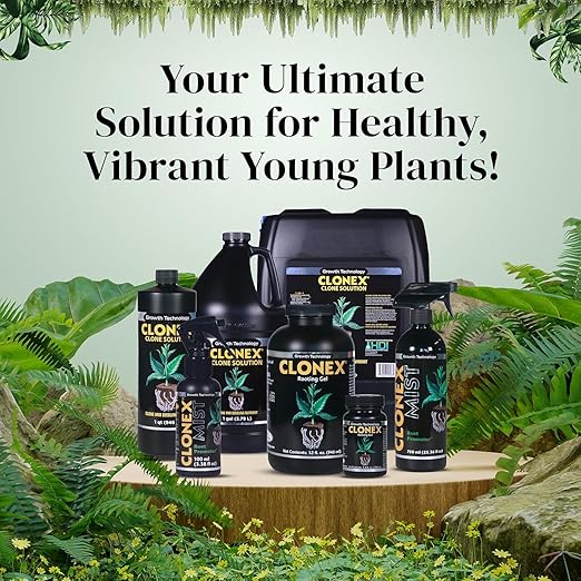 Clonex Rooting Gel - High-Performance Rooting Compound for Plant Cuttings, Contains IBA, Promotes Root Initiation & Development - 15ml
