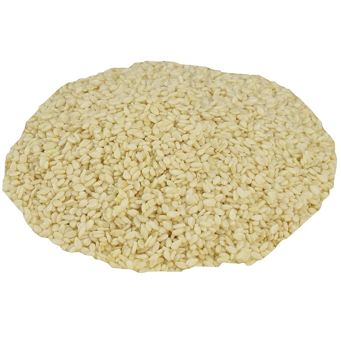 McCormick Culinary Whole Sesame Seed, 16 oz (Pack of 6) - Six 16 Ounce Containers of Hulled Whole White Sesame Seeds Perfect for Noodle Dishes, Sushi, Stir-Fries and Coating for Meat and Fish