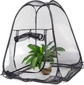 Mesh Plant Cover from Animals, Plant Netting Pest Guard Cover, Plant Tent Cage Pop-up with 4 Stakes for Vegetables, Fruits, Flowers, 28 x 28 x 32 Inches
