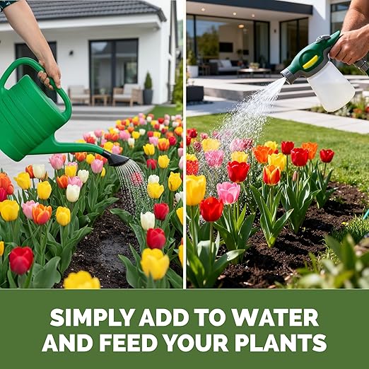 Bulb Fertilizer – Liquid Plant Food for Bigger Blooms & Stronger Bulb Development, 32 oz