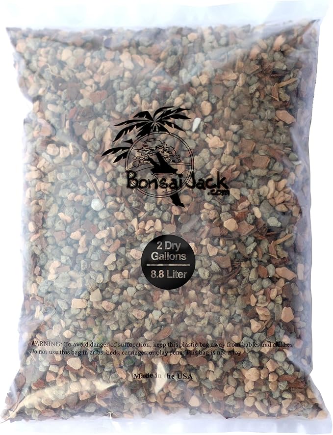 Bonsai Jack Succulent, Cactus and Bonsai Soil - Jacks Gritty Mix - 2 Gallons – Fast Draining – Fight Root Rot – Optimized pH