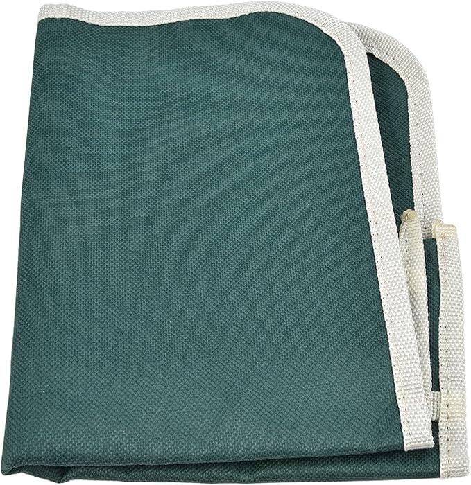Zerodis Garden Toolkit Bag 4 Large Pockets Oxford Cloth Hanging Organizer with Side Trolley Mount for Gardening Tools and Accessories Garden Stool Storage