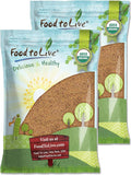 Food to Live - Organic Alfalfa Seeds for Sprouting, 20 Pounds - Non-GMO, Edible Seeds, Pure, Vegan, Kosher, Bulk