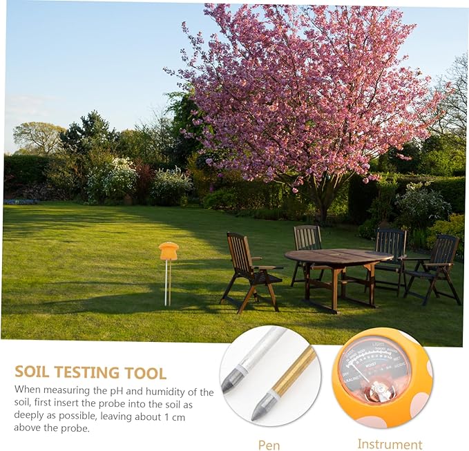 One Soil Humidity Ph Ph for Soil Moisture for Plants Test Kit for Lawns Garden Tester Testing Tool No Battery