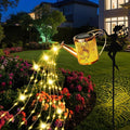 Solar Garden Fairy Watering Can Lights Outdoor IP65 Waterproof Watering Can Hanging Lanterns Garden Decor, Solar Powered LED Patio Yard Pathway Lights Fairy Gardening Gifts for Mom Women Birthday