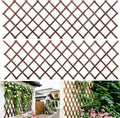 2 Pcs Expandable Garden Trellis, 38" x 89" Large Wooden Lattice Fence Wall Panel Lattice Trellis for Climbing Plants Outdoor Ivy Vine Rose Clematis for Garden Patio Room Decor (2)