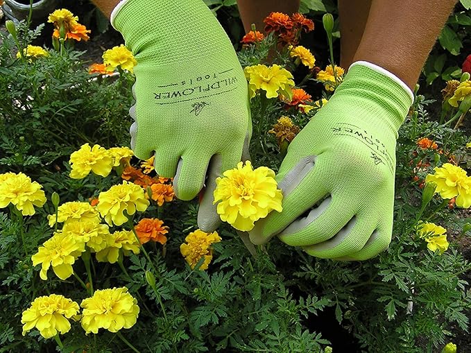 Gardening Gloves for Women and Men - Nitrile Coating for Protection