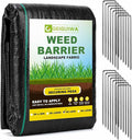 4ftx50ft Weed Barrier Landscape Fabric Heavy Duty,Weed Control Garden Cloth Woven Geotextile Fabric for Flower Bed,Driveway Fabric Ground Cover(3.2OZ)