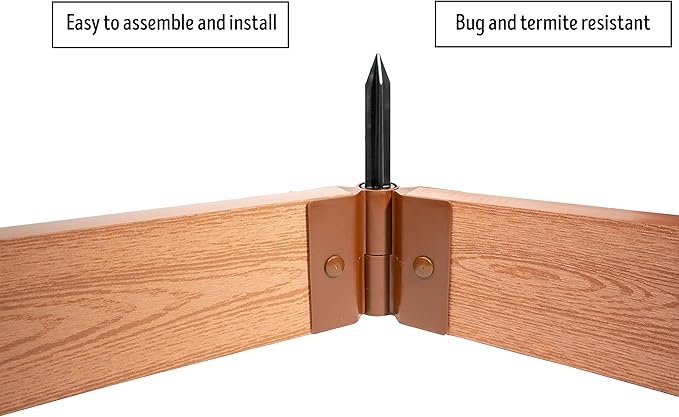 Frame It All 300001429 Weathered Wood Raised Bed