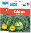 Back to The Roots 100% Organic Heirloom Seeds - Cabbage Value Pack (280mg Total)