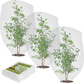 Mesh Plant Cover 3PCS,Garden Netting Mesh Outdoor,Netting for Tomato Plants,Garden Bug Netting Plant Cover,Bird Netting for Garden,Fruit Tree Netting (3.2 x 4.9 ft)