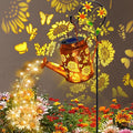 Solar Watering Can with Lights, Birthday Gifts for Mom Women Mother's Day, Outdoor Garden Decor Sunflower Solar Garden Lights for Outdoor Pathway Yard Lawn Patio, Waterproof Gardening Decorations