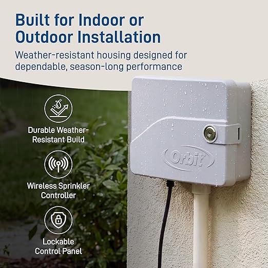 Orbit 57946 B-hyve 6-Zone Smart Indoor/Outdoor Sprinkler Controller