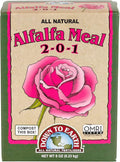 Down To Earth All Natural Fertilizers Organic Alfalfa Meal - Plant Food for Roses, Bulbs, Flowers and Ornamentals 2-0-1, 0.5 lb