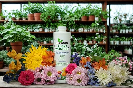 PlantWonder (Plant Wonder) Black Peat Potassium Humate – Liquid Humic & Fulvic Acid Soil Conditioner – Organic Root & Soil Enhancer for Vegetables, Lawn & Garden – 16 oz Concentrate