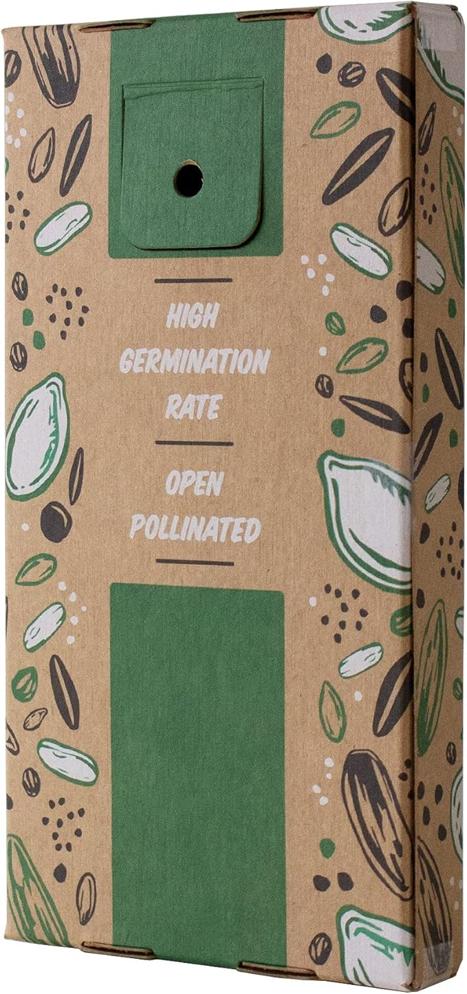 Culinary Herb Seeds Garden Collection | Basic Assortment | 6 Non-GMO Seed Packets: Basil, Dill, Oregano, Parsley, Chives & Mustard | Grow Cooking Herbs & Spices