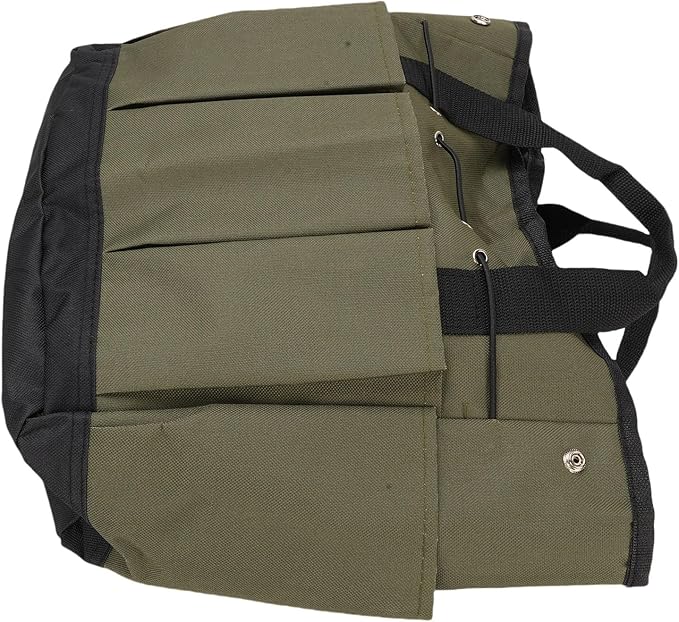 Garden Tool Bag Durable Garden Organizer for Outdoor Camping, Oxford Cloth Tool Holder for Gardeners (Green Aluminum Alloy)