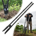 Post Hole Digger,54 Inch Heavy Duty Metal Hole Digger Tool for Digging,Black Manual Tool for Transplant, Camping,Gardening.