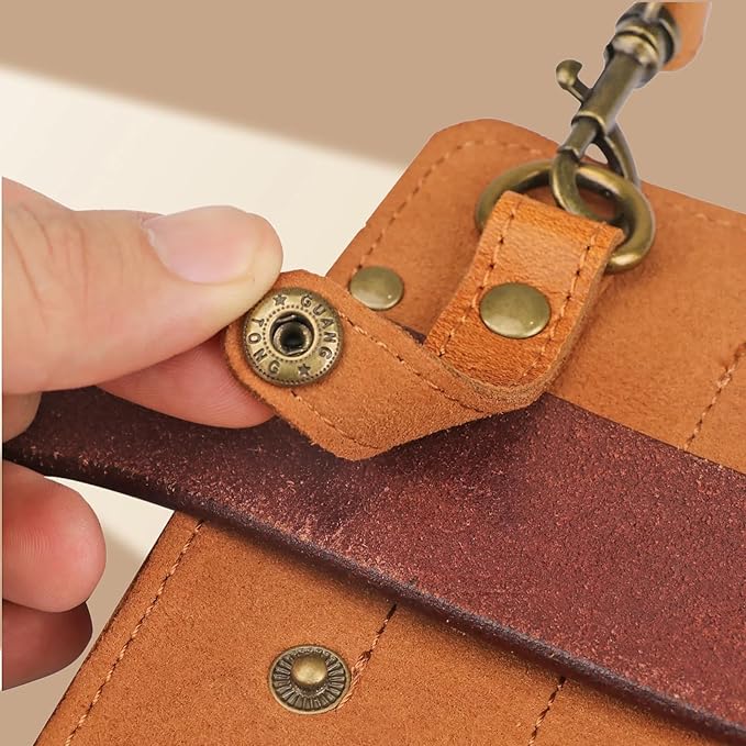 Tourbon Leather Florist Tool Waist Pouch Belt Garden Shoulder Crossbody Tools Bag Gardening Pruning Shears Holder Organizer Kit 4 Pockets