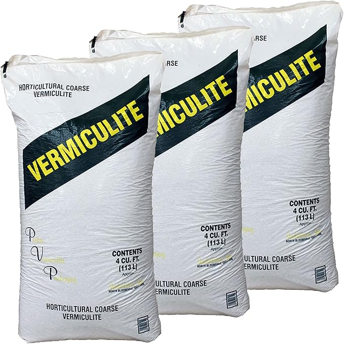 Medium Vermiculite Professional Grade Soil Conditioner, 3 Pack